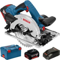 BOSCH GKS 18V-57 G diskinis pjūklas 2x4 Ah L-Boxx